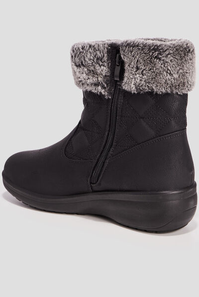 Bottines noir femme