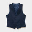 Gilet de costume sans manches bleu marine homme