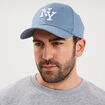 Casquette ajustable coton bleu gris homme