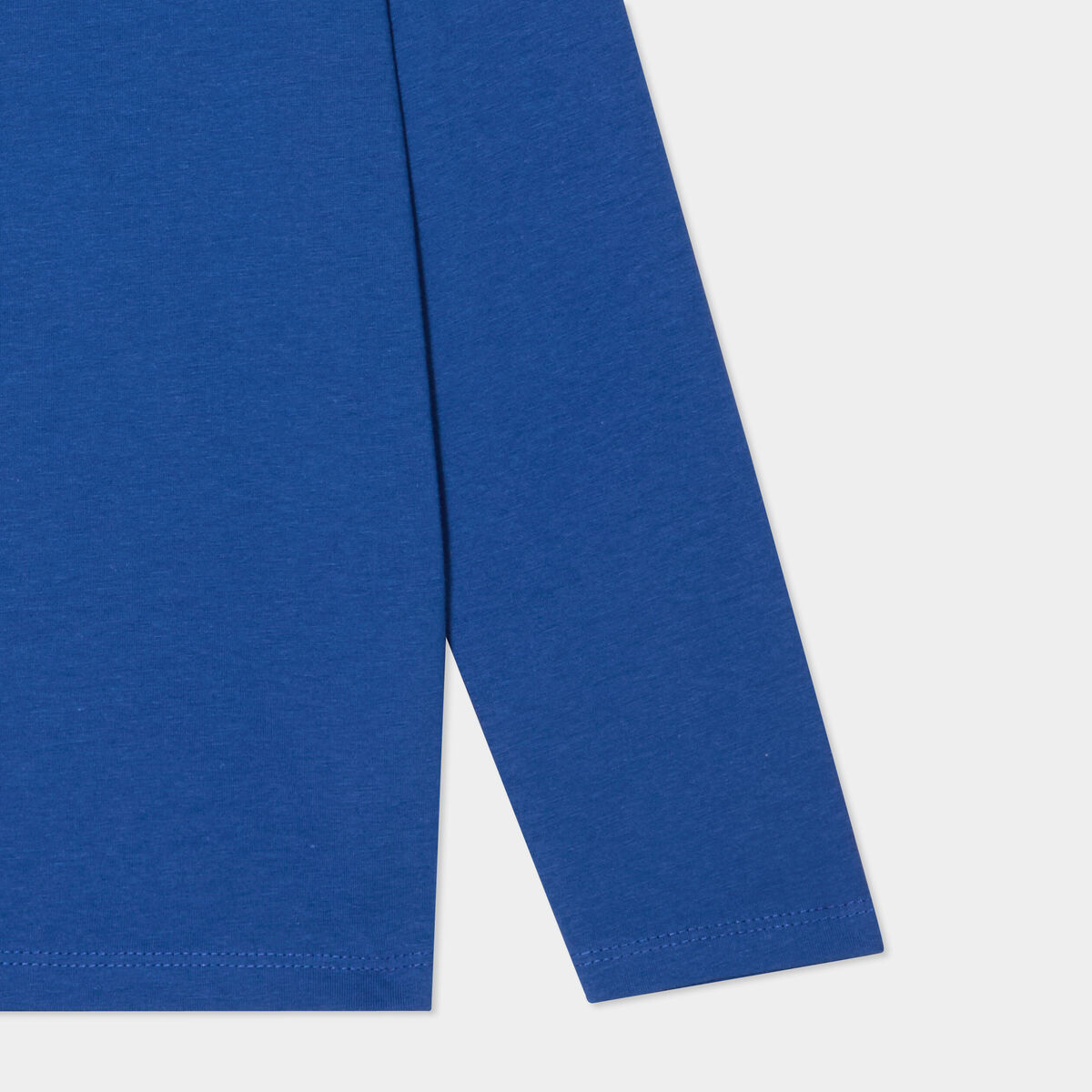 T-shirt manches longues bleu garçon