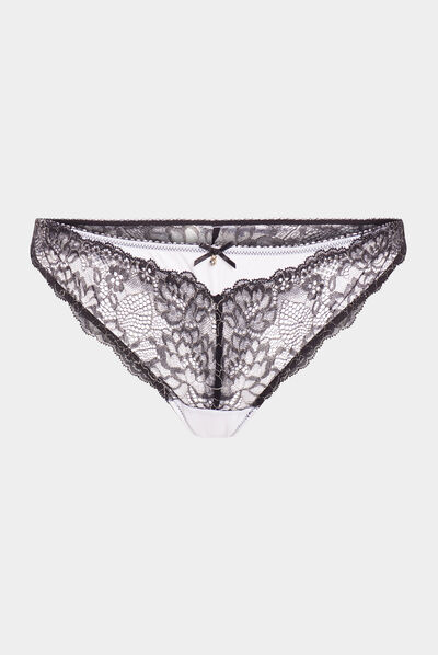 Culotte tanga blanc femme