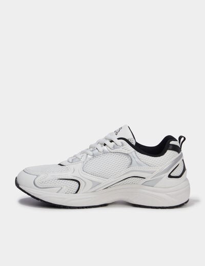 Baskets running m&eacute;moire de forme Kappa noir femme