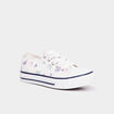 Tennis basses en toile &agrave; lacets Creeks multicolore fille