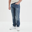 Jeans straight taille standard denim double stone homme