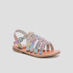 Sandales en cuir Creeks multicolore fille