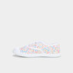 Tennis basses en toile ecru fille