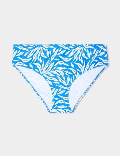 Bas de maillot de bain bleu femme grande taille