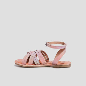 Sandales en cuir Creeks rose fille