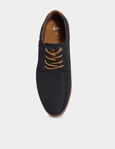 Derbies à lacets noir homme