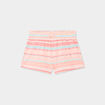 Short fluide taille smockée blanc bébé fille