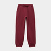Pantalon de jogging molleton bordeaux fille