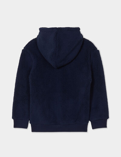 Sweat à capuche hoodie Creeks bleu marine garçon