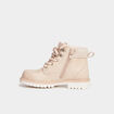 Boots zippées à lacets Trappeur rose clair fille
