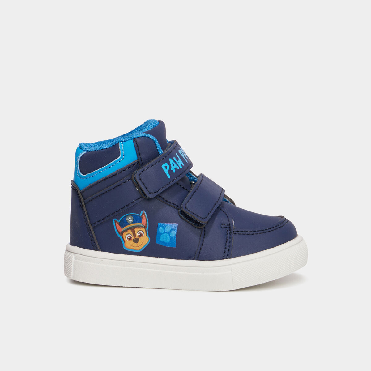 Baskets montantes &agrave; scratchs Paw Patrol bleu marine b&eacute;b&eacute; gar&ccedil;on