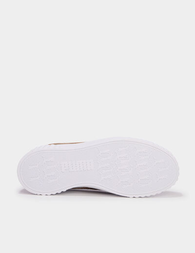 Baskets en cuir Puma Carina 3.0 marron femme