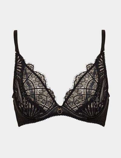 Soutien-gorge forme emboîtant dentelle noir femme