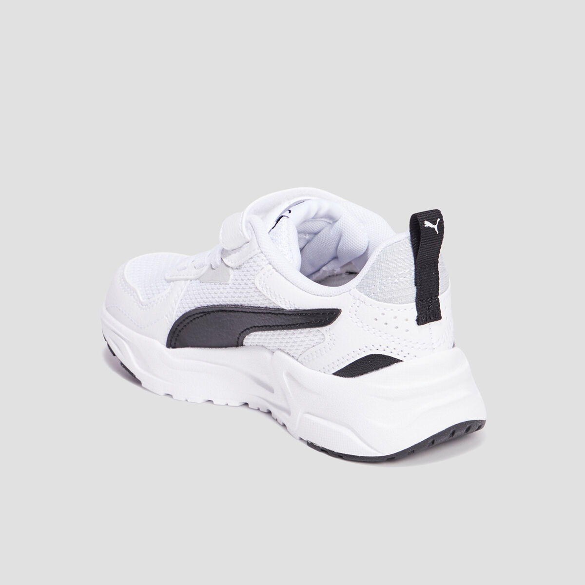Baskets running à scratchs Puma Trinity blanc garçon