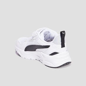 Baskets running à scratchs Puma Trinity blanc garçon