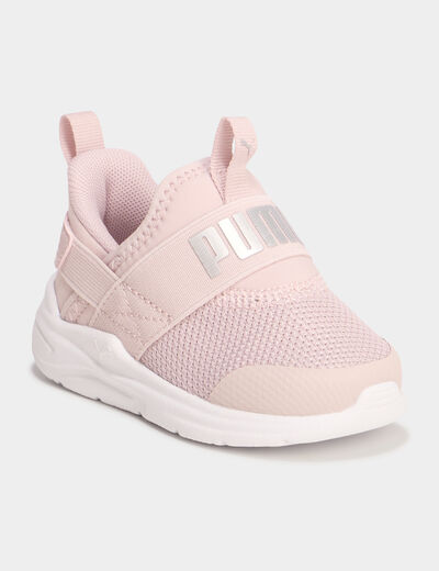Running élastiquées Softride Puma rose bébé fille