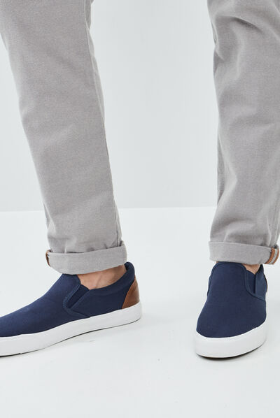 Tennis en toile Creeks bleu marine homme