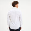 Chemise stretch manches longues blanc homme