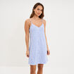Nuisette &agrave; bretelles ecru femme