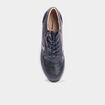 Baskets running zipp&eacute;es bleu marine femme