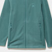 Gilet polaire zipp&eacute; col montant vert fonc&eacute; gar&ccedil;on