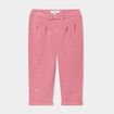 Pantalon jogging molleton &agrave; noeud vieux rose b&eacute;b&eacute; fille