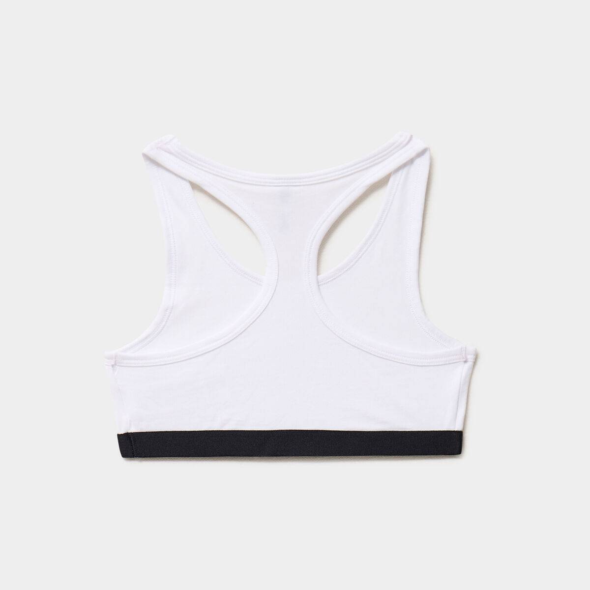 Lots 2 brassi&egrave;res coton blanc fille