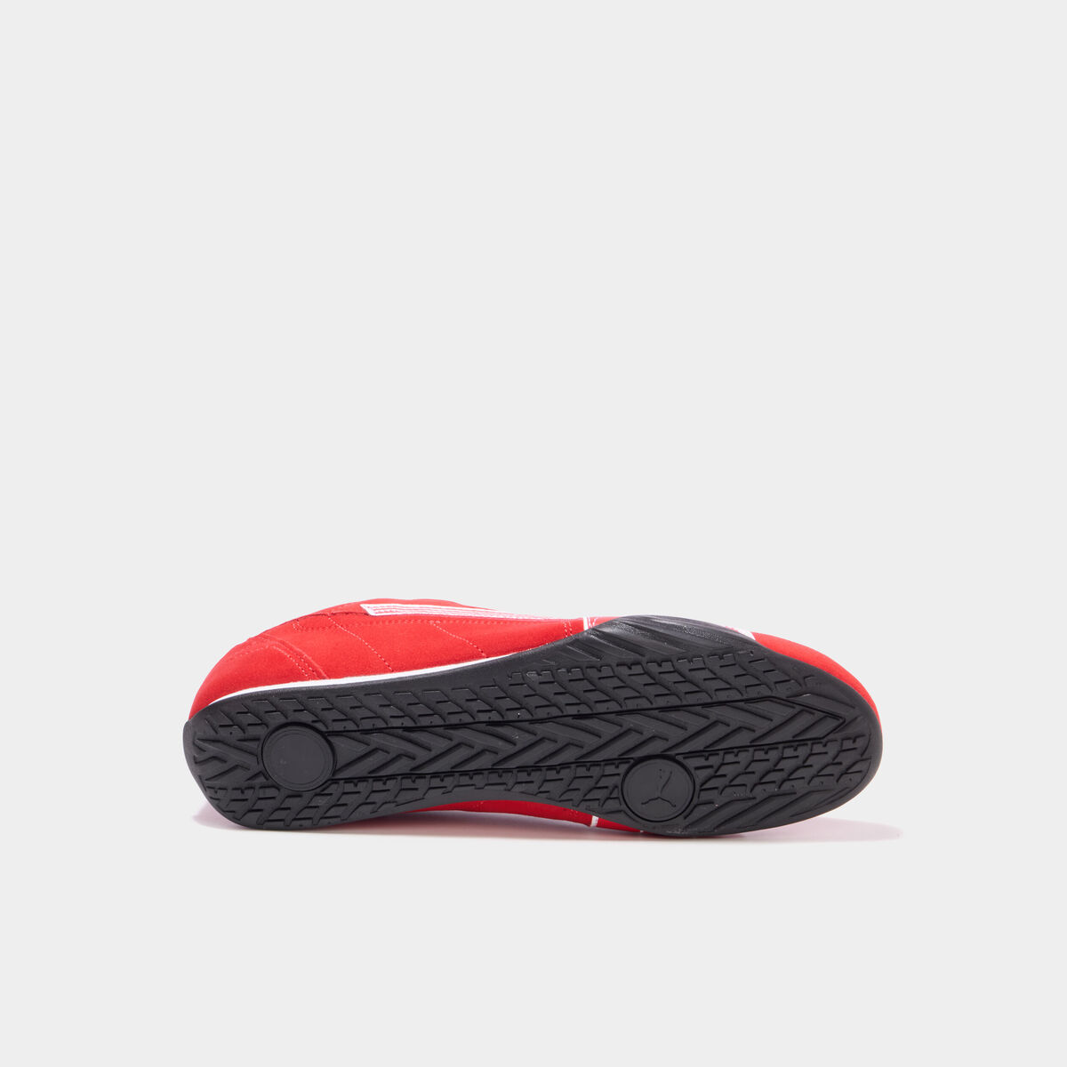 Baskets running en cuir Puma Catch SD rouge homme