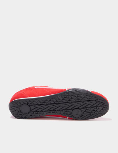 Baskets running en cuir Puma Catch SD rouge homme