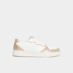 Tennis basses à lacets Creeks rose femme