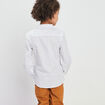 Chemise manches longues blanc garçon