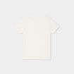 T-shirt droit manches courtes coton ivoire fille