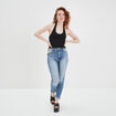 Débardeur cropped dos nu Creeks noir femme