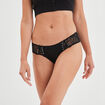 Shorty en dentelle noir femme