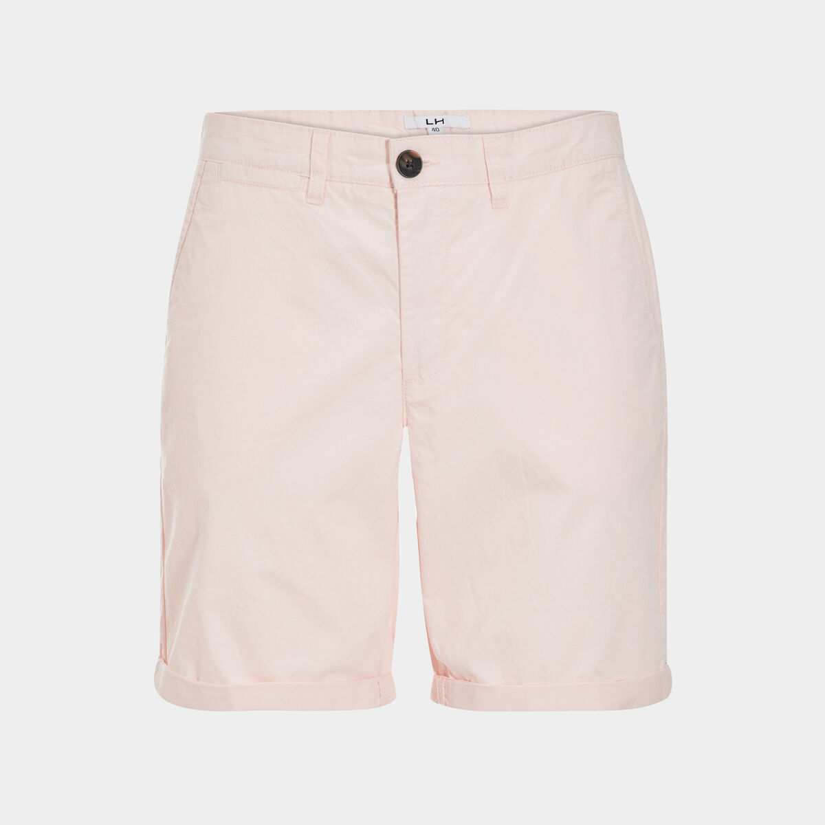 Bermuda chino regular rose homme