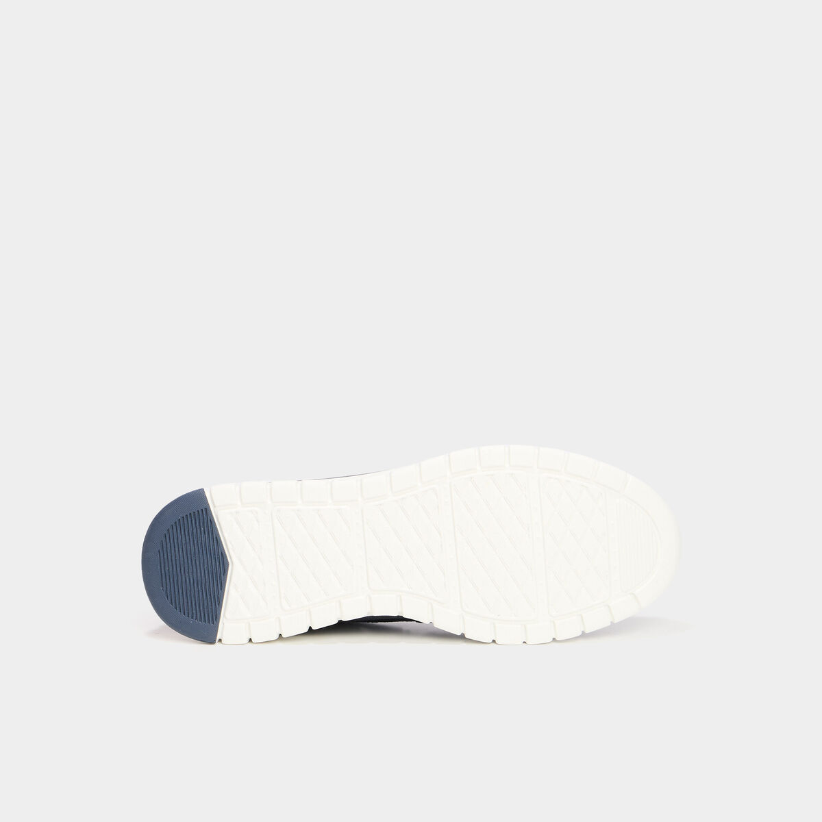 Chaussures bateau en jean bleu homme