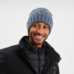 Bonnet &agrave; torsades bleu homme