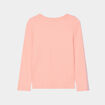 Ensemble pyjama pantalon resserré chat orange corail fille
