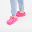 Sabots plateformes Crocs rose femme