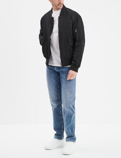 Jean stretch coupe regular denim double stone homme