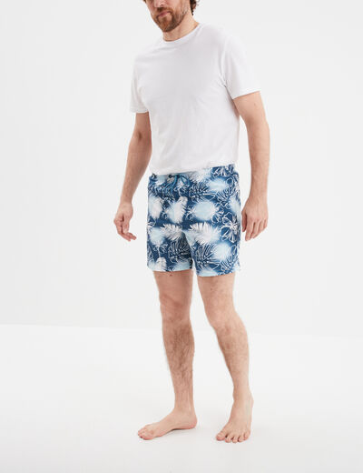 Short de bain taille élastiquée multicolore homme
