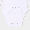 Body US en coton effet velours blanc b&eacute;b&eacute;