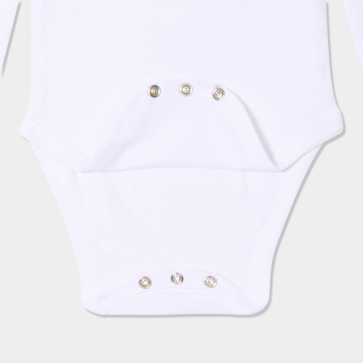 Body US en coton effet velours blanc b&eacute;b&eacute;