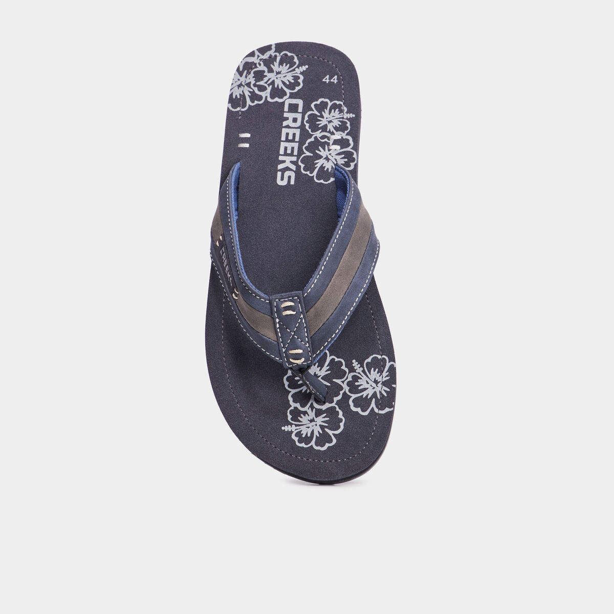 Mules plates bleu marine homme