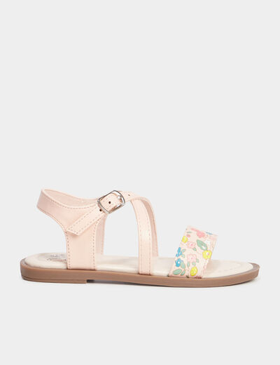 Sandales rose clair fille