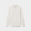 Chemise manches longues coton beige homme