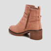 Bottines à talons sable femme